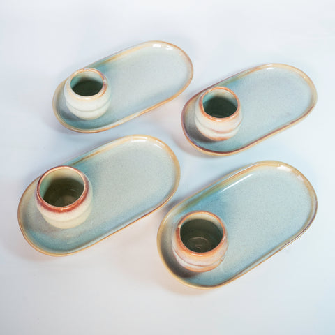 Set: Mezcalero con Bandejita para Cuatro