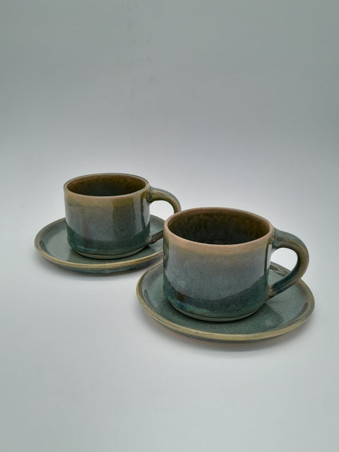 Set: Capuccino con Plato para dos