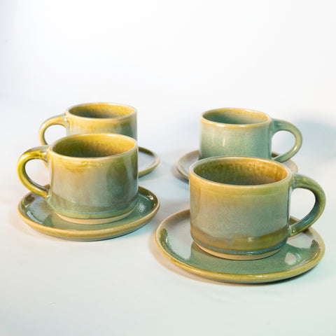 Set: Taza Capuccino para Cuatro