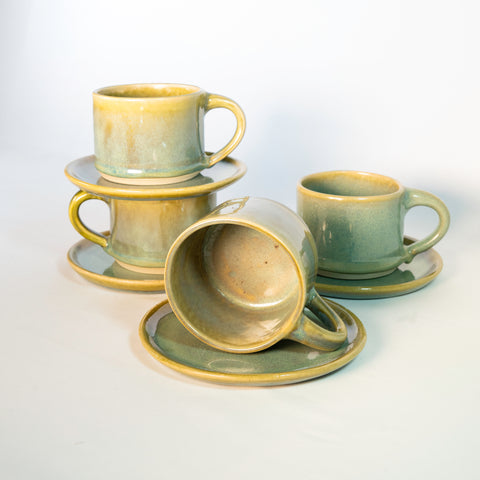 Set: Taza Capuccino para Cuatro