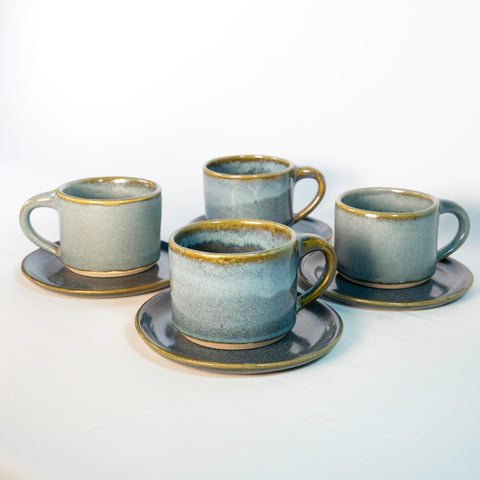 Set: Taza Capuccino para Cuatro
