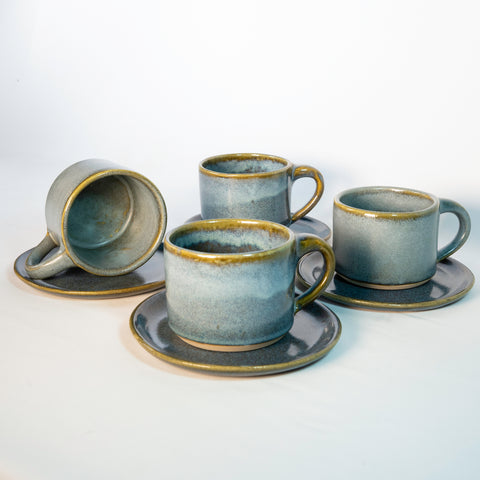 Set: Taza Capuccino para Cuatro