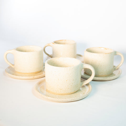 Set: Taza Capuccino para Cuatro
