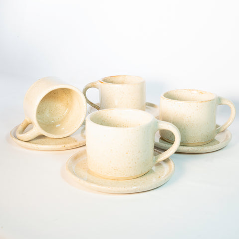 Set: Taza Capuccino para Cuatro