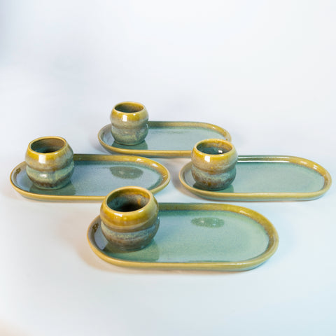 Set: Mezcalero con Bandejita para Cuatro
