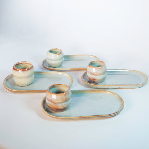 Set: Mezcalero con Bandejita para Cuatro